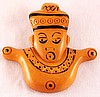 BP239 butterscotch bakelite chinaman pin